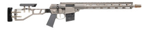 Q LLC MINIFIX55616INGRAY Mini Fix 5.56x45mm NATO 16" Tapered Barrel, Gray, Fully Adjustable Folding Stock, Magpul K Grip, 15" Q-Sert Handgaurd, AR/M4 Style Mag, Cherry Bomb Brake, Ambi Controls