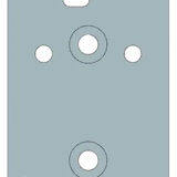 Beretta USA EUS03050 90/92  Silver, Fits Beretta 90/92 RDO Burris FastFire/Vortex Venom/Docter Pattern Footprint Mount