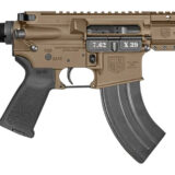 Diamondback DB1912O061 DB15 7.62x39mm 28+1 7", FDE, Carbon Lower, 6" M-LOK Handguard, Black Padded Buffer Tube/Magpul Grip