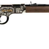 Henry H004TR Golden Boy Texas Rangers Bicentennial Tribute Edition 22 Short, 22 Long or 22 LR, 16 LR/21 Short Capacity, 20" Blued Octagon Barrel, Engraved Nickel-Plated Rec & American Walnut Stock, Ad
