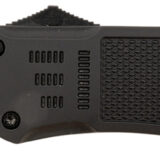 Steel River Knives T620BT Spartan 3.75" Tanto Black/Silver Blade 5.5" Black Aluminum Zinc Alloy Handle