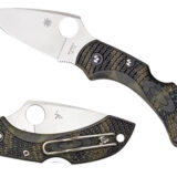 Spyderco C28ZFPGR2 Dragonfly 2 2.30" Folding Plain Satin VG-10 SS Blade/Zome Green Textured FRN Handle Includes Pocket Clip