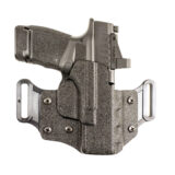 DeSantis Gunhide 195KA8HZ0 Veiled Partner OWB Black Kydex Belt Slide Fits Sig P320C/P250C Right Hand