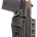 DeSantis Gunhide D94KA1RZ0 Cazzuto  OWB Black Kydex Paddle Fits S&W M&P 9 Shield EZ Right Hand