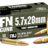FN 10700032 GUNR 5.7x28mm 40gr Full Metal Jacket 50 Per Box/10 Case