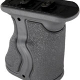FAB Defense FXGRADMB Gradus Ergonomic Forward Grip Angled, Black Polymer with Rubber Overmold, Fits M-Lok Rail