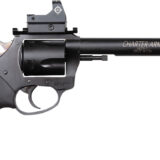 Charter Arms 64465 Mastiff Target Large Frame 44 Special 5 Shot, 6" Black Nitride Stainless Steel Barrel, Cylinder & Frame, Black Rubber Grip, Sightmark Micro Optic, Exposed Hammer