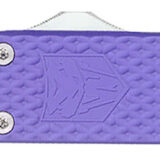CobraTec Knives MNPURMGEN2DNS Mini Mamba Gen II 2.25" OTF Plain Stonewashed D2 Steel Blade, 3.38" Purple Textured Anodized Aluminum Handle, Features Glass Breaker, Includes Pocket Clip