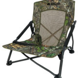 Bog-Pod 1134444 Snood Low-Profile Chair, 4 Legs, Mossy Oak Camo, Steel Frame, Carry Strap