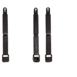 High Speed Gear 91SC12BK MOLLE Clips  Short, Black Injection Molded Fits MOLLE (12 Pack)