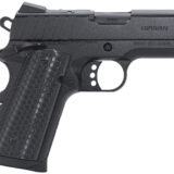 Girsan 391040 MC1911 SC Influencer Sub-Compact 9mm Luger 7+1 3.40" Blued Steel Barrel, Black Cerakote Optic Ready/Serrated Steel Slide & Frame w/Picatinny Rail & Beavertail, Gray Polymer Grip