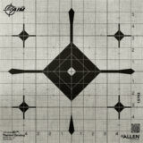 EZ-Aim 15795 Grid Bullseye Adhesive Thermal ID Bullseye Paper 12" x 12" Gray