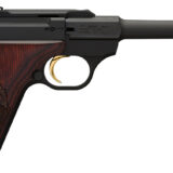 Browning 051519490 Buck Mark Challenge 22 LR 10+1 5.50" Polished Flats Steel Barrel, Matte Black Serrated Slide & Aluminum Frame, Engraved Rosewood Grip
