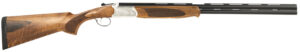 ATI ATIGKOF28SVE Cavalry 28 Gauge Break Open 2.75" 2rd, 26" Matte Blued Over/Under Vent Rib Barrel, Silver Engraved Aluminum Receiver, Fixed Oiled Turkish Walnut Walnut Stock