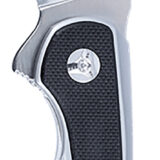CRKT 6075 Padawan 3.01" Folding Wharncliffe Plain Brushed Satin 14C28N Steel Blade, SS w/G10 Black Overlays Handle