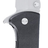 CRKT 6450D2 Drifter EDC 2.88" Folding Drop Point Plain Stonewashed D2 Steel Blade, Black Textured G10 Handle