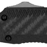 Kershaw 9000CF Livewire 3.35" OTF Dagger, Plain Black PVD CPM MagnaCut Steel Blade, Black Anodized Aluminum Handle