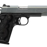 Browning 051992492 1911 Black Label Full Size Frame 380 ACP 8+1 4.25" Matte Stainless Steel Barrel, Northern Lights Cerakote Serrated Steel Slide, Matte Black Polymer Frame, Black Polymer Grip