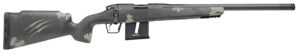 Fierce Firearms FRR17HMR18BF Carbon Razor 17 HMR 10+1 18" Black Cerakote C3 Carbon Fiber Threaded Barrel, Black Cerakote Drilled & Tapped Steel Receiver, LR Raised Negative Comb Forest Camo Carbon Fib