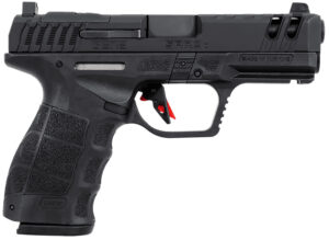 SAR USA SAR9CG3BL SAR9 C Gen3 Compact Frame 9mm Luger 15+1 4" Black Steel Barrel, Black Steel Optic Ready/Ported/Serrated Slide, Black Polymer Frame w/Picatinny Rail, Interchangeable Backstrap Grip