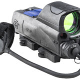 Meprolight USA 0687743 MOR PRO Black 1 x 30 mm 2.2 MOA Dot/Bullseye Reticle Green & IR Laser