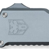 CobraTec Knives  Utility  OTF 3.38" Gray Aluminum Handle