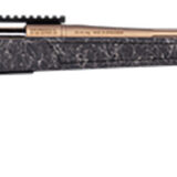 CVA CR3951F Cascade Long Range Hunter Full Size 6.5 Creedmoor 22" Smoked Bronze Cerakote Steel Threaded Barrel, Black w/Smoked Bronze Web Synthetic Stock