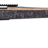 CVA CR3953F Cascade Long Range Hunter Full Size 308 Win 22" Smoked Bronze Cerakote Steel Threaded Barrel, Black w/Smoked Bronze Web Synthetic Stock