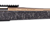 CVA CR3959F Cascade Long Range Hunter Full Size 6.5 PRC 24" Smoked Bronze Cerakote Steel Threaded Barrel, Black w/Smoked Bronze Web Synthetic Stock