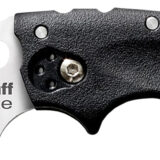 Cold Steel CS20LTZ Tuff Lite 2.50" Folding Sheepsfoot Plain AUS-8A SS Blade, 3.50" Black Textured Griv-Ex Handle