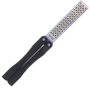 Cold Steel CSKSDSDW Double Sided Knife Sharpener Black Folding Diamond Sharpener Coarse/Fine