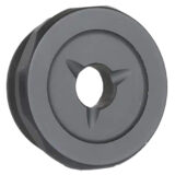 Jk Armament JK155PROEC30 Pro Flash Reducer End Cap 30Cal 1.375"x24 Ti6AL4V Titanium Black