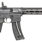 Smith & Wesson 14180 M&P15-22 Sport 22 LR 25+1 16.50" Black Steel Threaded Barrel, Picatinny Rail Polymer Receiver, M-LOK Polymer Handguards, Black Polymer B5 Bravo Stock, Black B5 Type 23 Grips