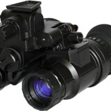 ATN NVGOPS3142G PS31-2 Night Vision Goggles Matte Black 1x18mm, Generation 2+ Green Phosphor, 58-60 Ip/mm Resolution