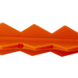 Targettack Llc Targettack Orange Polycarbonate Plastic 3" For Paper/Vinyl Targets *100 Loose Bulk