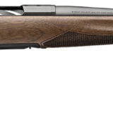 Browning 036001294 X-Bolt 2 Hunter Full Size 6.5 PRC 3+1 24" Matte Blued Sporter Barrel, Matte Blued Drilled & Tapped Steel Receiver, Fixed Satin Checkered Walnut Stock