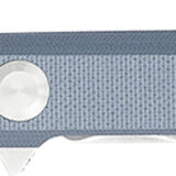 CobraTec Knives CTMONGRY Monarch 3.50" Folding Plain Satin D2 Steel Blade, 4.75" Gray G10 Handle