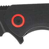 CobraTec Knives CTRATHBLK Rath EDC 3.50" Folding Plain Black D2 Steel Blade, 4.50" Black G10 Handle