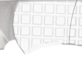 CobraTec Knives CTCLNHRSIL Cyclone Hidden Release 3" OTF Plain Satin D2 Steel Blade, 4" White Aluminum Handle