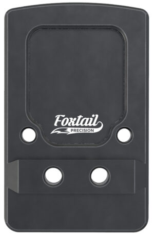 Foxtail Precision 100013 Rear Sight Dovetail Optic Adapter Plate for non MOS Glock Black Anodized Glock Non MOS