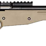 Crickett KSA2150 Precision Full Size 22 LR Single Shot 16.10" Blued Threaded Bull Barrel, Blued Crickettinny Rail Steel Receiver, Flat Dark Earth Synthetic Adj LOP Stock