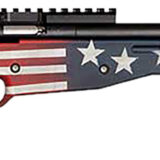 Crickett KSA2150-OG Precision Full Size 22 LR Single Shot 16.10" Blued Threaded Bull Barrel, Blued Crickettinny Rail Steel Receiver, Old Glory Synthetic Adj LOP Stock