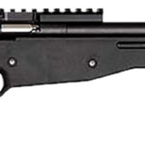 Crickett KSA2150-BLK Precision Full Size 22 LR Single Shot 16.10" Blued Threaded Bull Barrel, Blued Crickettinny Rail Steel Receiver, Black Synthetic Adj LOP Stock