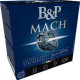 B&p Ammunition 12B78F28 Mach 12Gauge 2.75" 7/8oz 8Shot 25 Per Box/10 Case