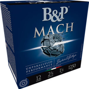 B&p Ammunition 12B18FH7 Mach 12Gauge 2.75" 1 1/8oz 7.5Shot 25 Per Box/10 Case