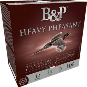 B&p Ammunition 12B38H5 Heavy Pheasant 12Gauge 2.75" 1 3/8oz 5Shot 25 Per Box/10 Case