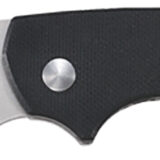 CRKT 5317D2 Pilar III 2.97" Folding Plain Stonewashed D2 Steel Blade, Black Textured G10 Handle