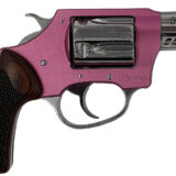 Charter Arms 53805 Coyote 380 ACP 5 Shot 2" High Polished Ported Barrel, High Polished Cylinder, Pink Aluminum Frame, Rosewood Checkered Grip, Exposed Hammer