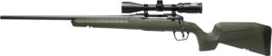 Savage Arms 32186 Axis 2 XP Combo Full Size 7mm-08 Rem 4+1 22" Black Sporter Barrel, Black Carbon Steel Receiver Drilled & Tapped, OD Green Fixed Synthetic Stock, Weaver 3-9x40mm Scope, Left Hand