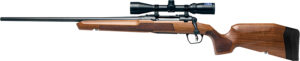 Savage Arms 32272 Axis 2 XP Combo 7mm-=08 Rem 4+1 22" Matte Black Sporter Barrel & Drilled & Tapped Carbon Steel Receiver, Ergonomic Hardwood Stock, Left Hand, Weaver 3-9x40mm Scope